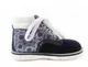 Zapatos Casuales Pocholin Tela Estampado Niña Azul